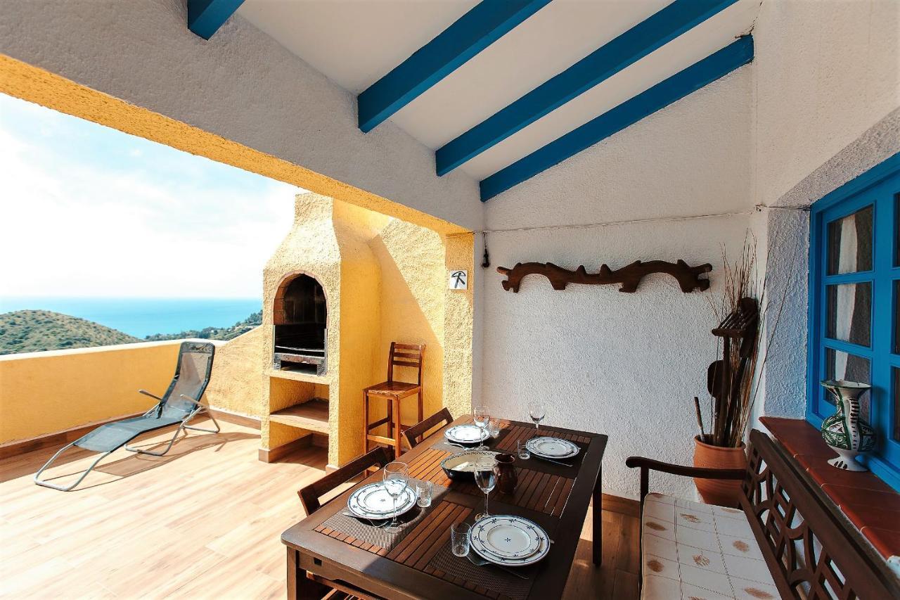 House With Terrace, Amazing Views And Private Shared Pool Villa Mojácar Kültér fotó