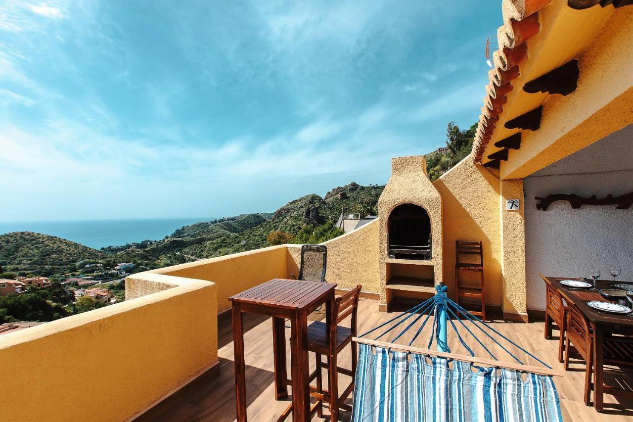 House With Terrace, Amazing Views And Private Shared Pool Villa Mojácar Kültér fotó